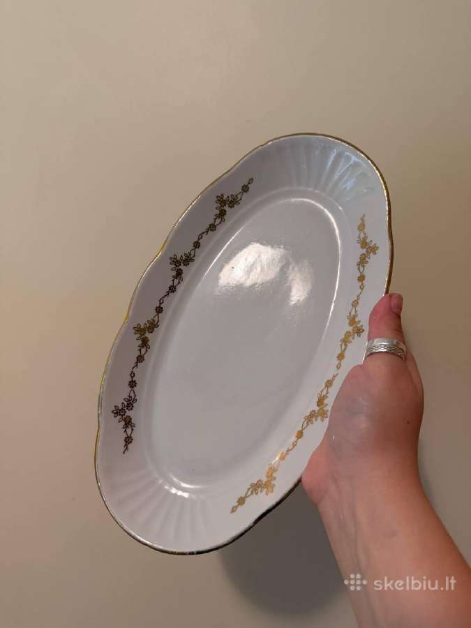 Vintage plate Riga Porcelain Factory