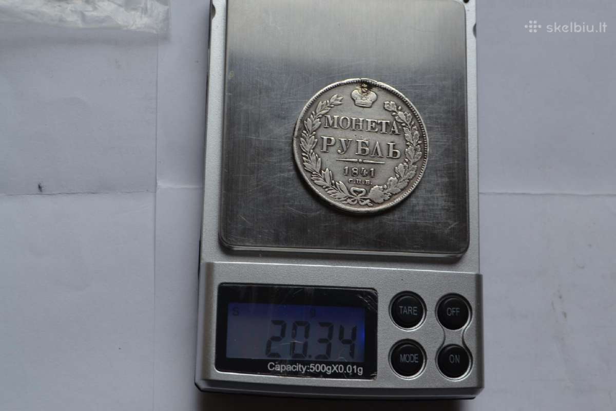 Rublis 1841 m. ,r1,taisytas