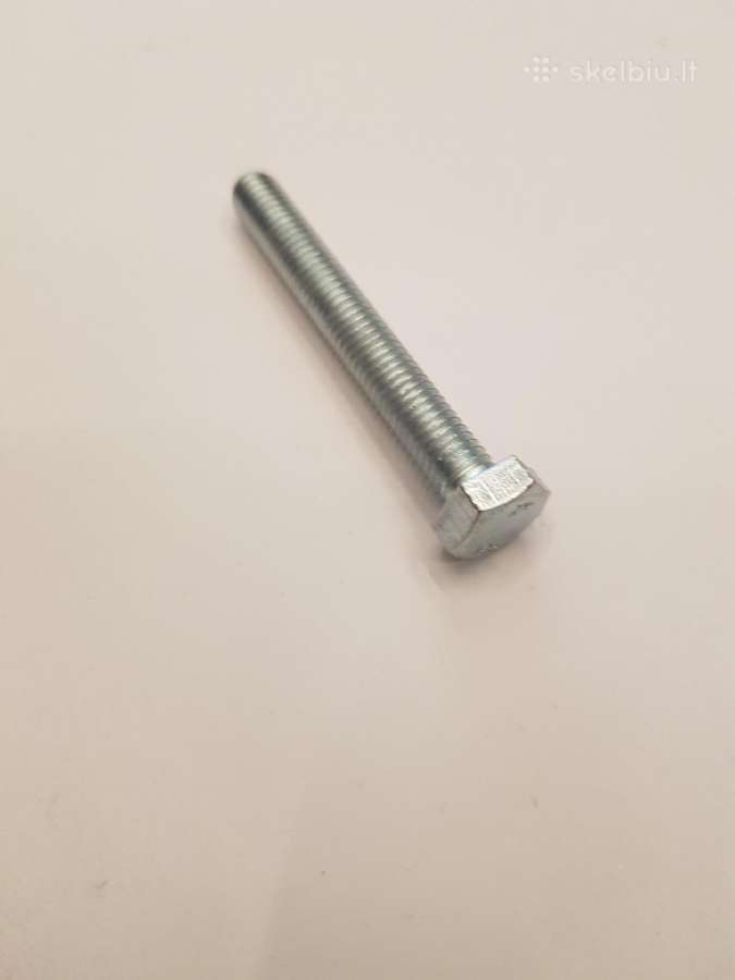 Varžtai Din.933 Klasė 8.8. M8x60mm.