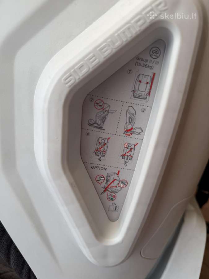Kinderkraft Oneto3 (9-36 kg) isofix - nuotraukos Nr. 5