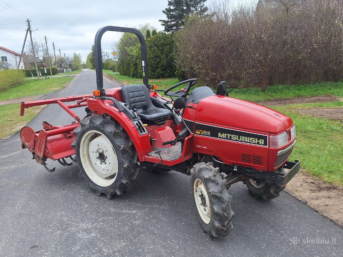 Mitsubishi Mt 205 japoniškas traktoriukas