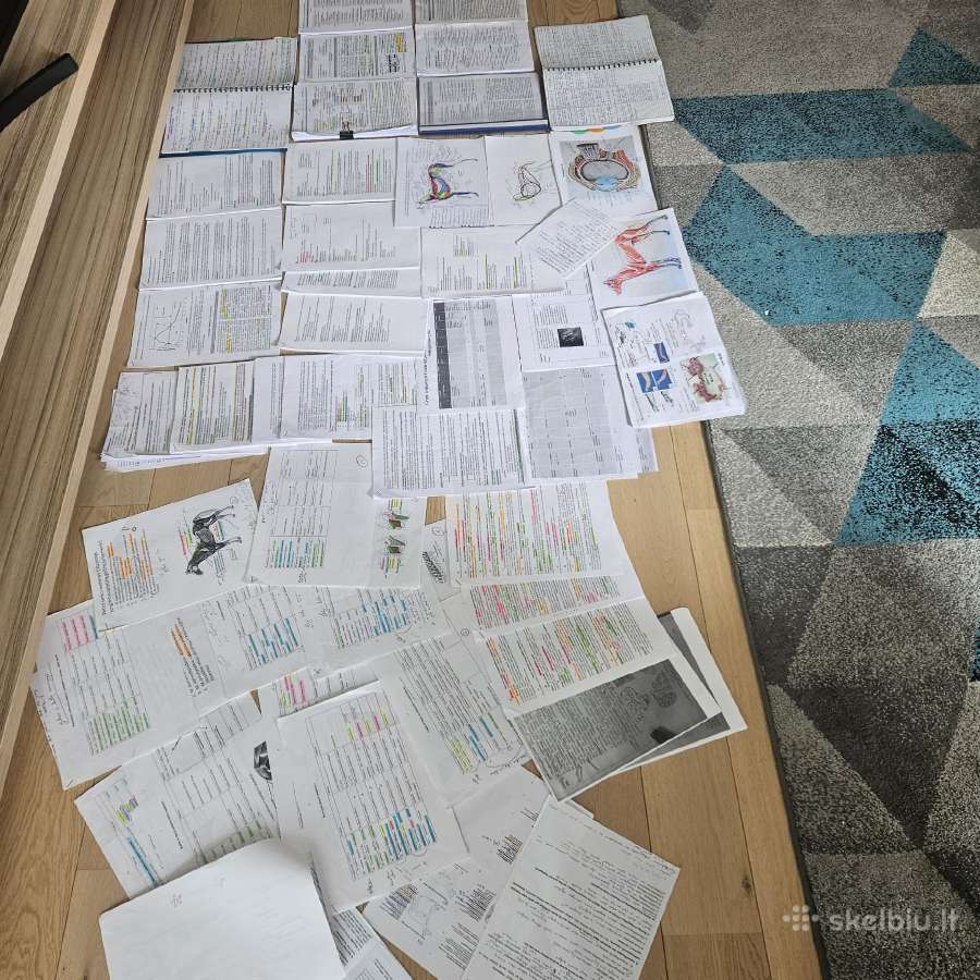 Veterinarinės medicinos konspektai ir užrašai