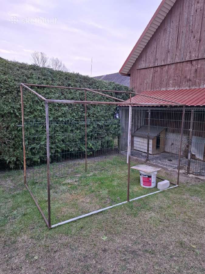 Voljieras šuniui 2,5-m1,5m-1,8m