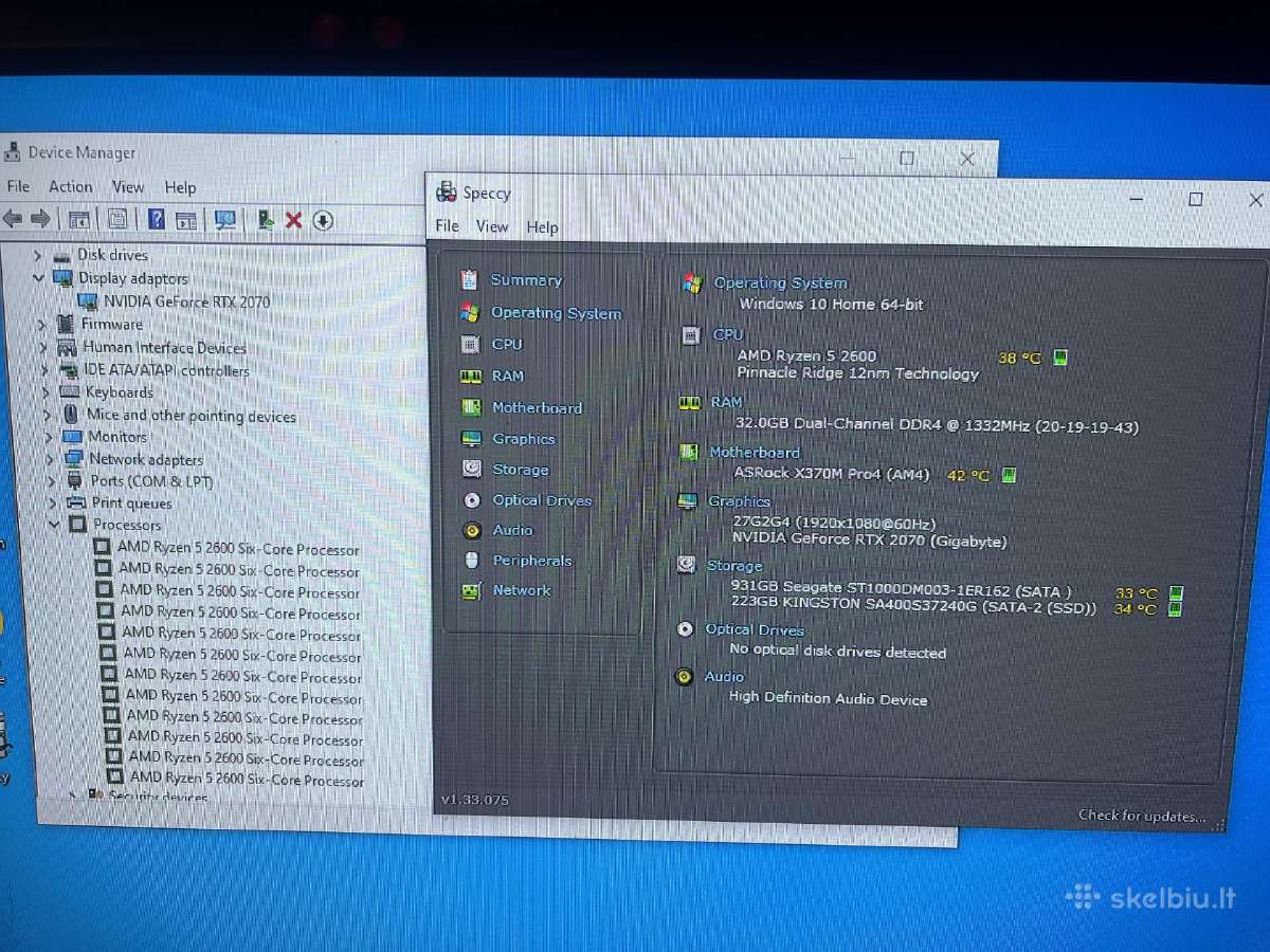 Rtx 2070 ryzen 5 2600