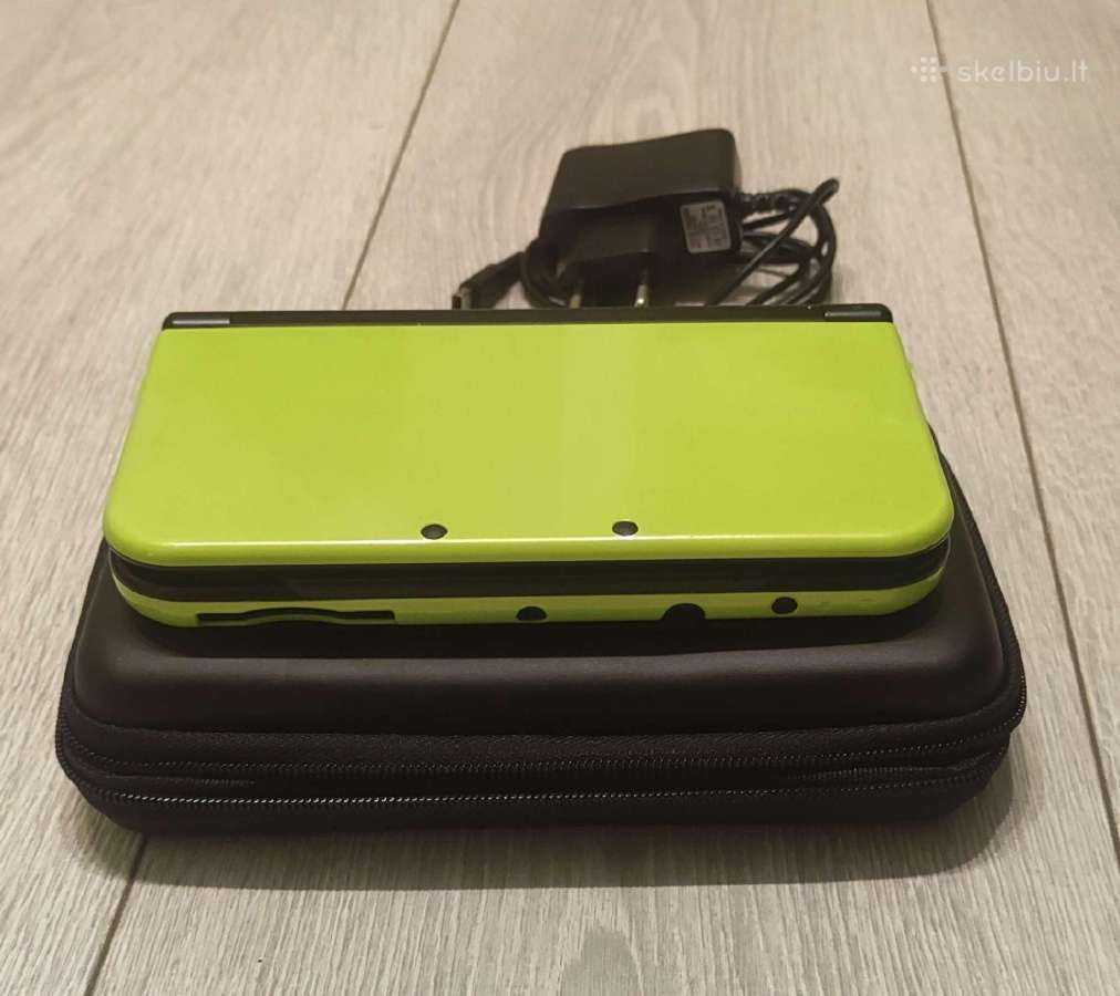 New Nintendo 3ds XL (Lime Green) Atrišta