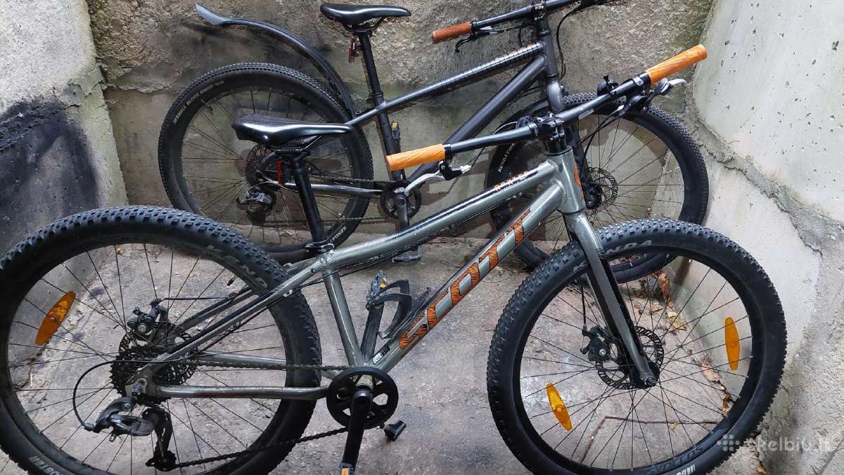 Dviratis moteriškas vyriška vaikui Scott Trek Cube - nuotraukos Nr. 31