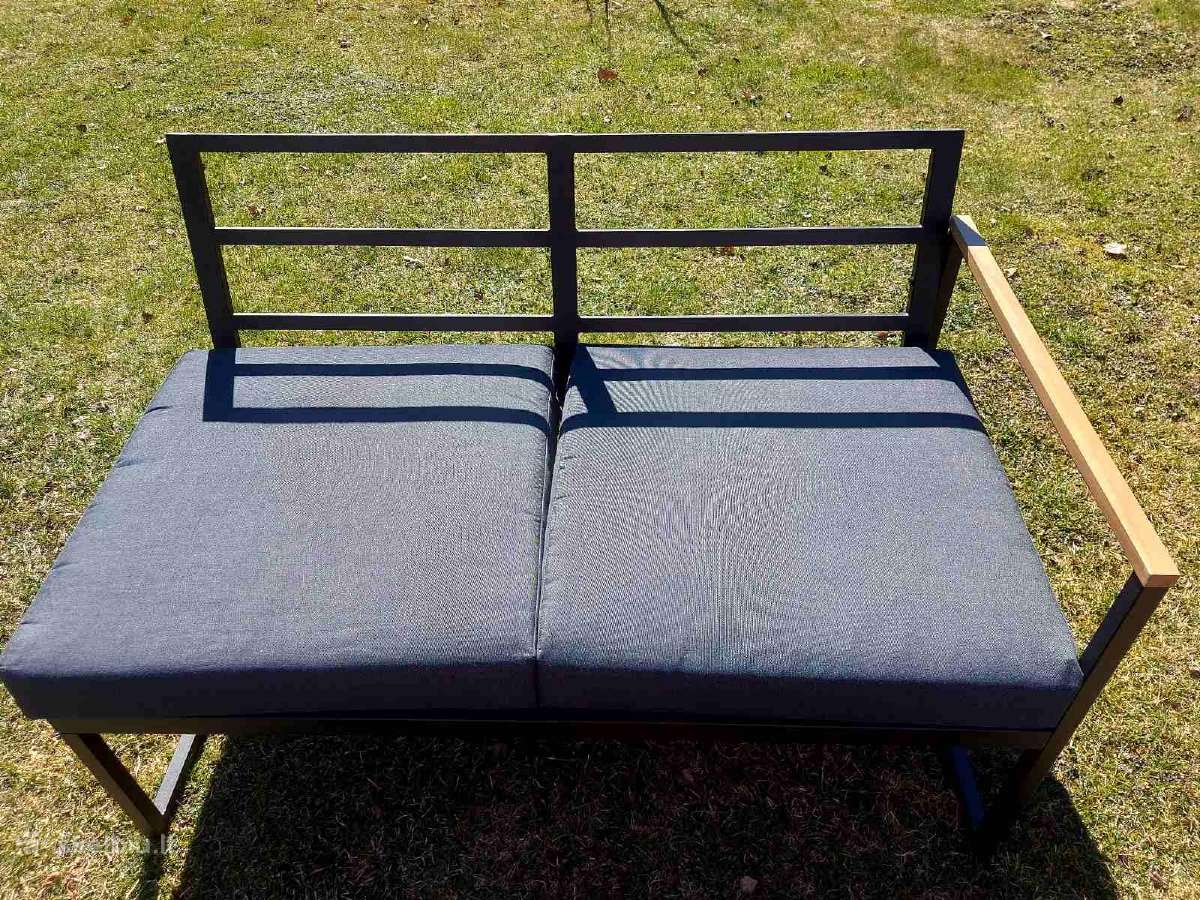 Lauko dvisėdė sofa - nuotraukos Nr. 4