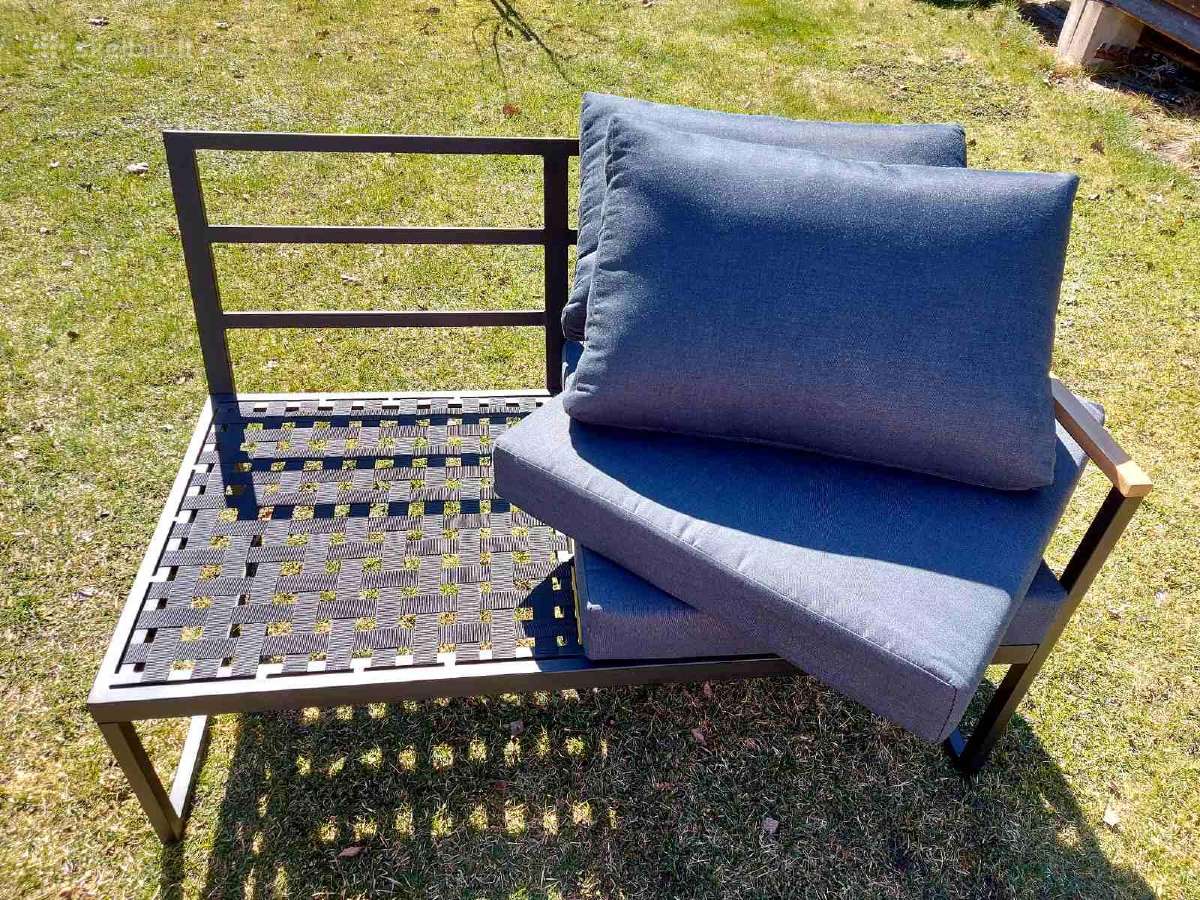 Lauko dvisėdė sofa - nuotraukos Nr. 9