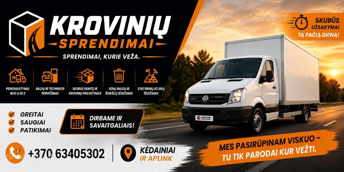 Krovinių pervežimas,perkraustymas visoje Lietuvoje