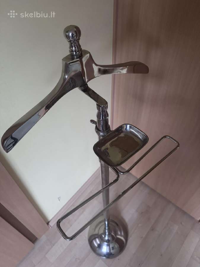 Drabužių kabykla metalinė. Stovas. - nuotraukos Nr. 4