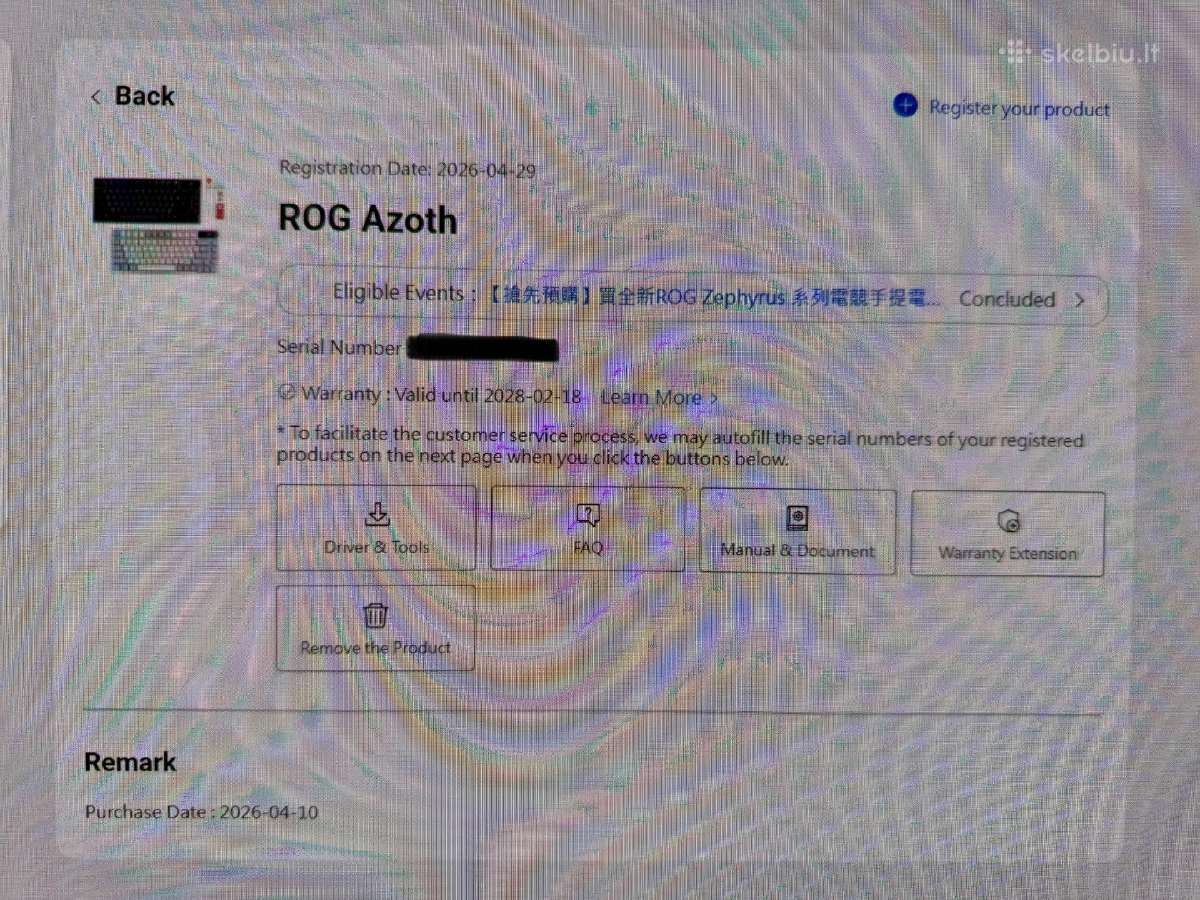 Žaidimų ir darbo Asus Rog Strix komplektas Pc set - nuotraukos Nr. 22