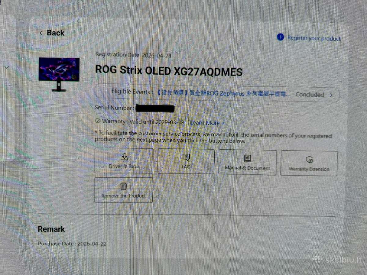 Žaidimų ir darbo Asus Rog Strix komplektas Pc set - nuotraukos Nr. 23