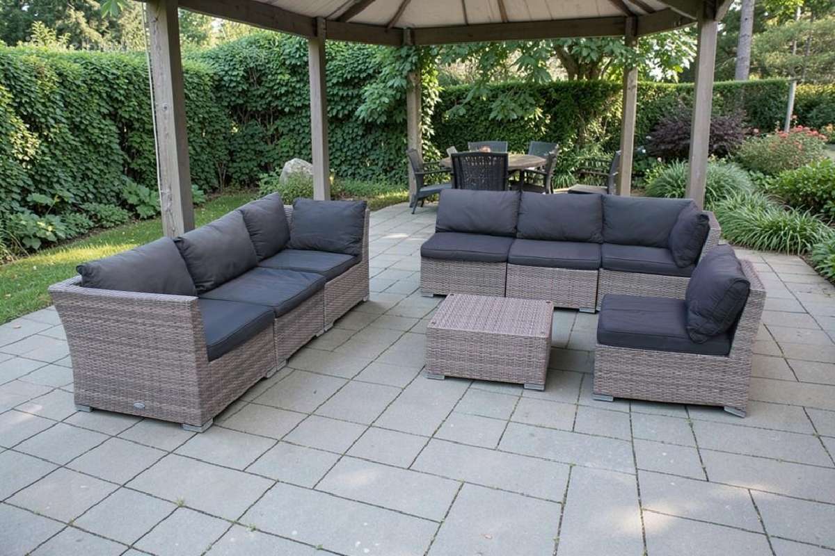 Natūralios odos sofa - nuotraukos Nr. 12