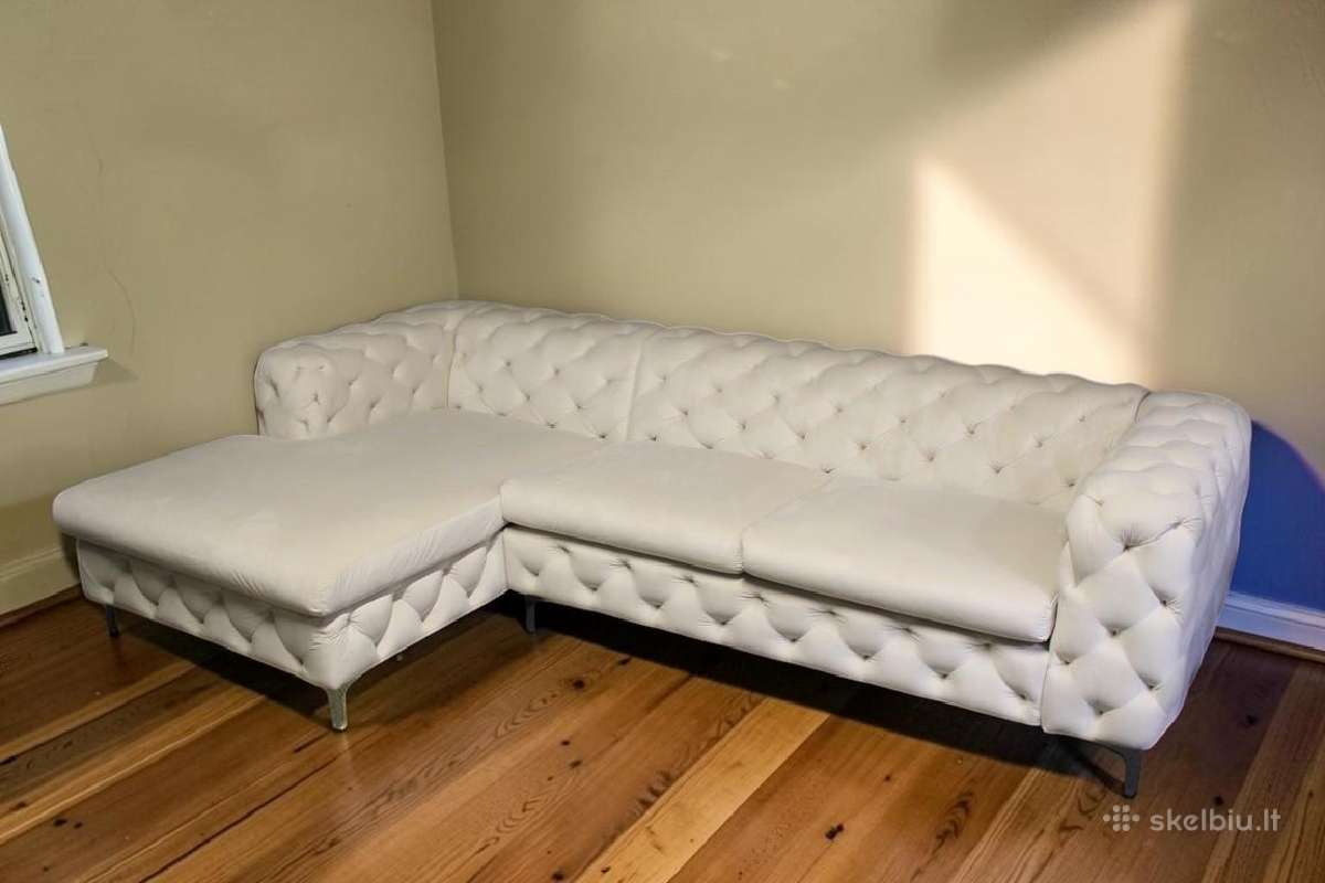 Natūralios odos sofa - nuotraukos Nr. 15