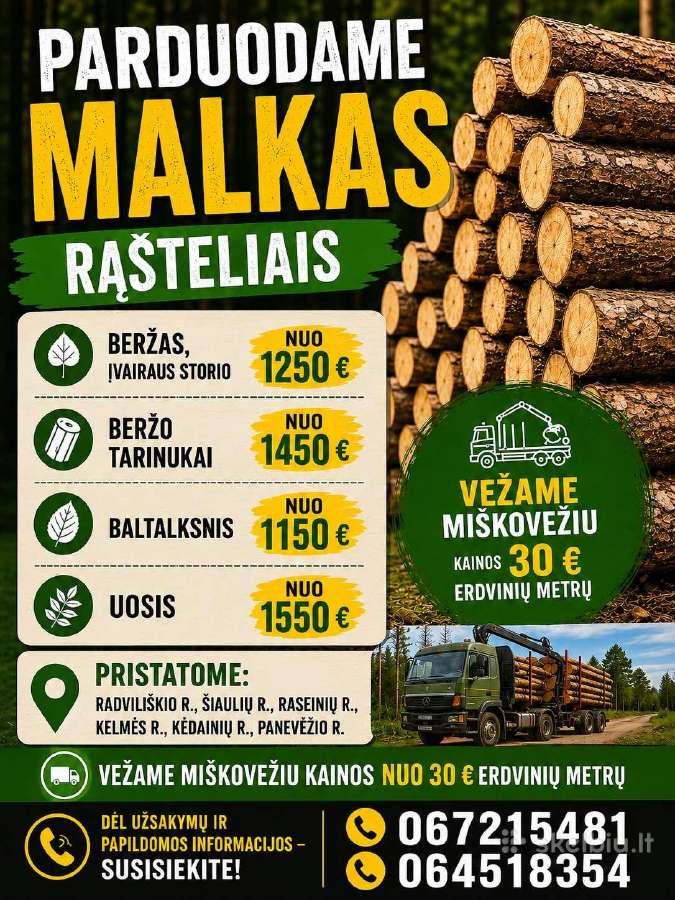 // Malkos Rąsteliais //