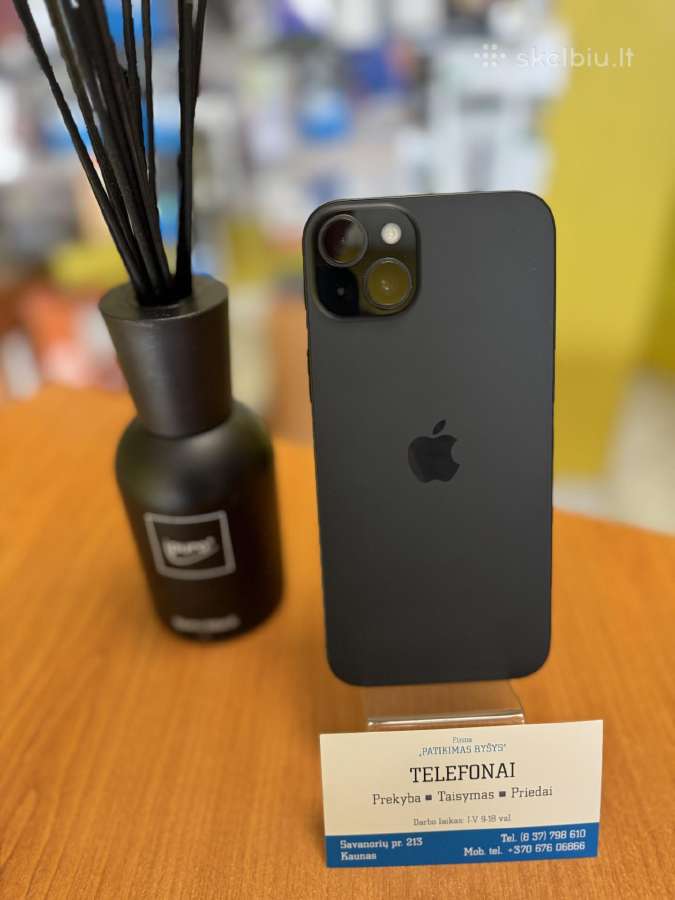 iPhone 15plus 128gb Black Su Garantija