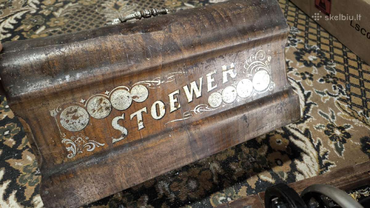 Antikvarinė Stoewer siuvimo mašina - nuotraukos Nr. 3