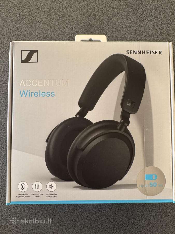 Sennheiser Accentum Wireless On-ear Headphones Bl