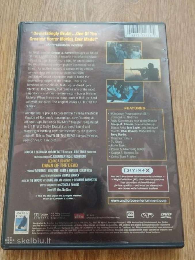 Dawn of the dead special edition Dvd - nuotraukos Nr. 2