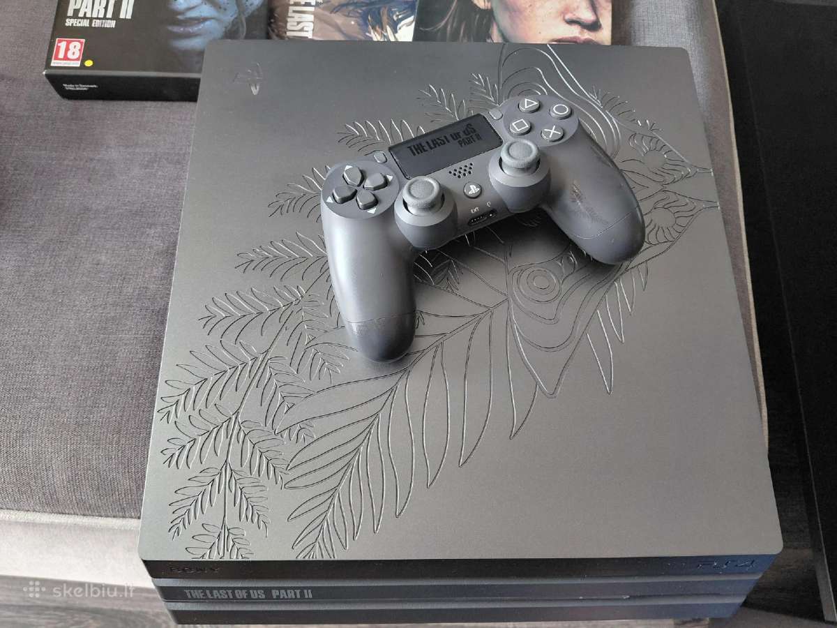 Nauja ps4 pro The Last of us II limited - nuotraukos Nr. 2