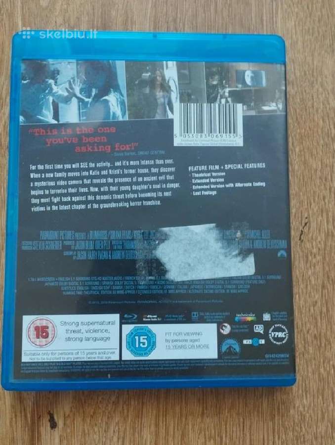 Paranormal activity: The Ghost Dimension Blu Ray - nuotraukos Nr. 2