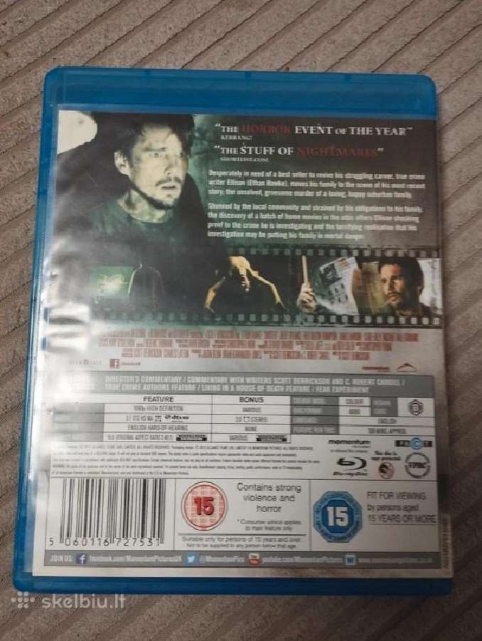 Sinister Blu Ray - nuotraukos Nr. 2