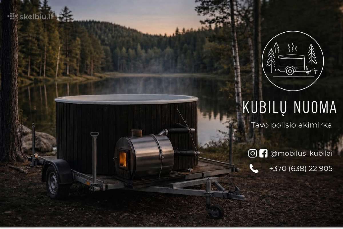 Mobilių kubilų nuoma!
