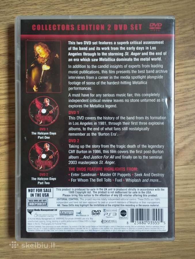 The Metallica Story Collector's edition Dvd - nuotraukos Nr. 2