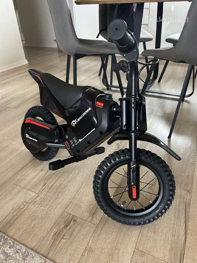 Naujas elektrinis vaikiškas motociklas