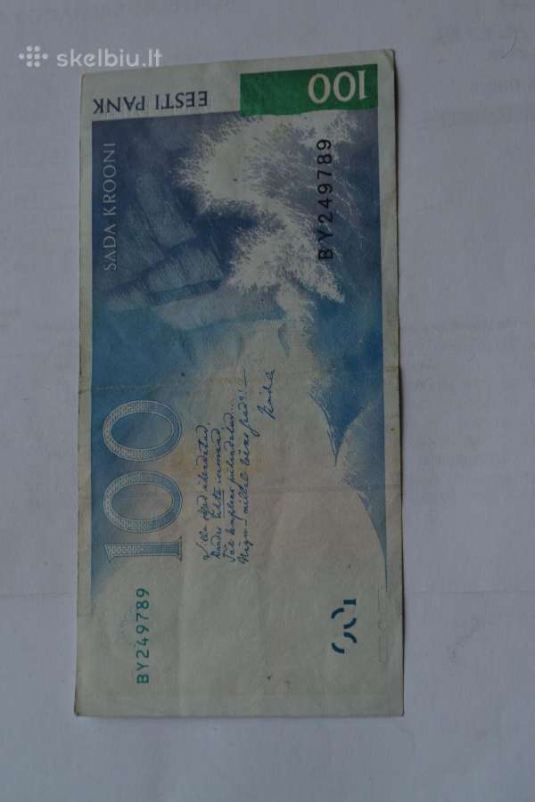 100 Estijos kronu 1999 m. - nuotraukos Nr. 2
