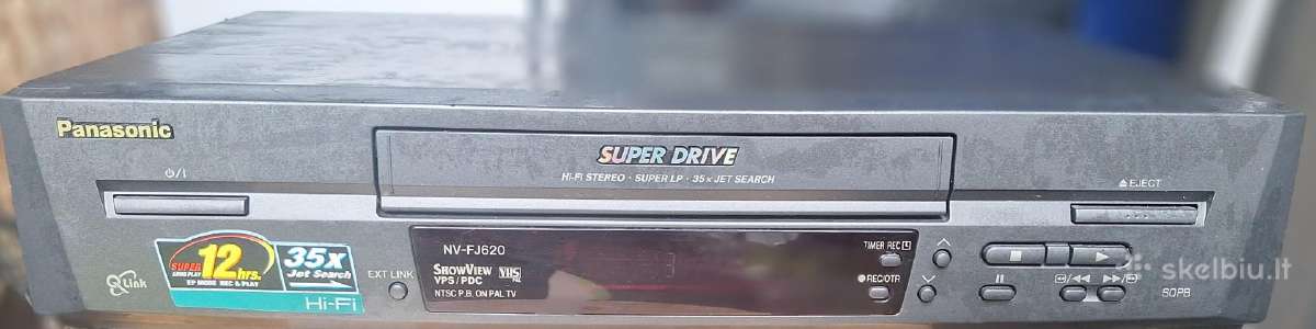 Panasonic Nv-fj620eg-k Vhs grotuvas