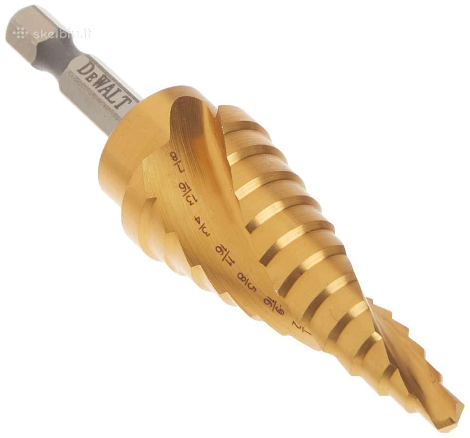 Dewalt Dwa1786ir Titaninis pakopinis grąžtas metal - nuotraukos Nr. 3