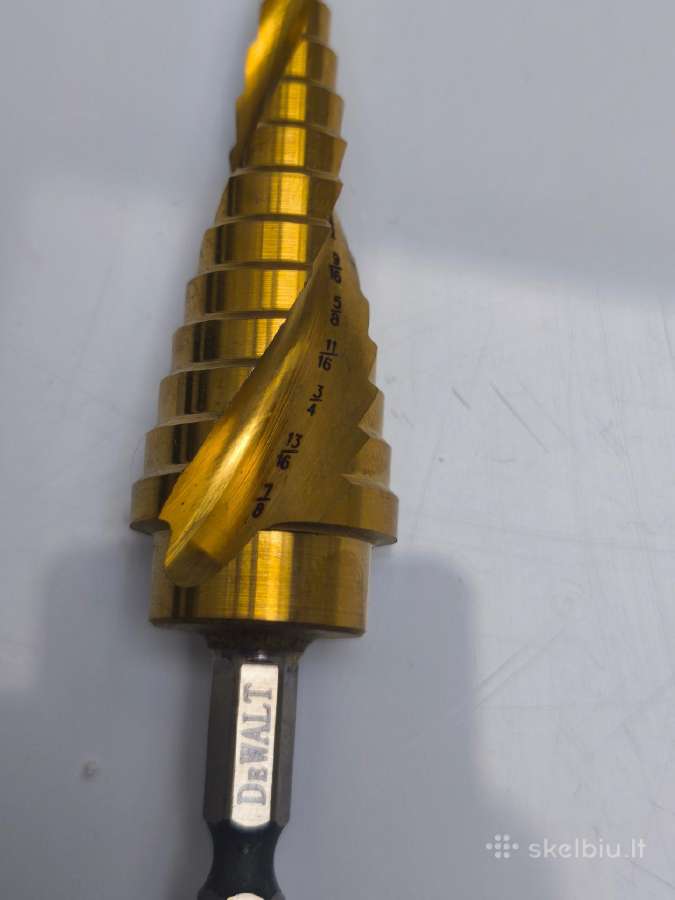 Dewalt Dwa1786ir Titaninis pakopinis grąžtas metal - nuotraukos Nr. 8