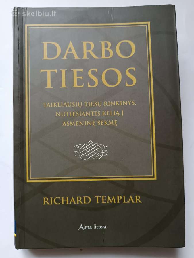 Darbo tiesos. Richard Templar
