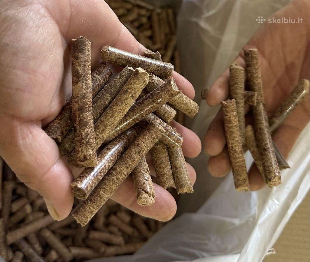 Vaismedžių granulės ( pellets ) rūkymui