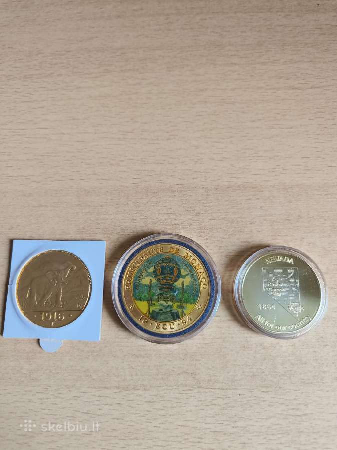 Medaliai, plius monetos kopija