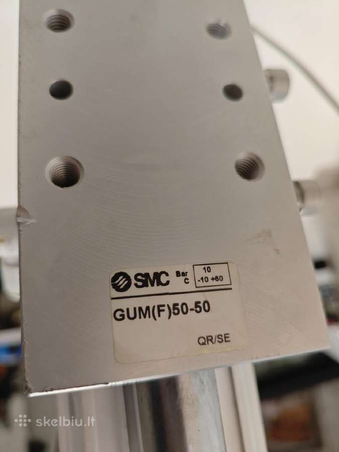 Pneumatinis presas, 50mm eiga, iki 200kg - nuotraukos Nr. 3