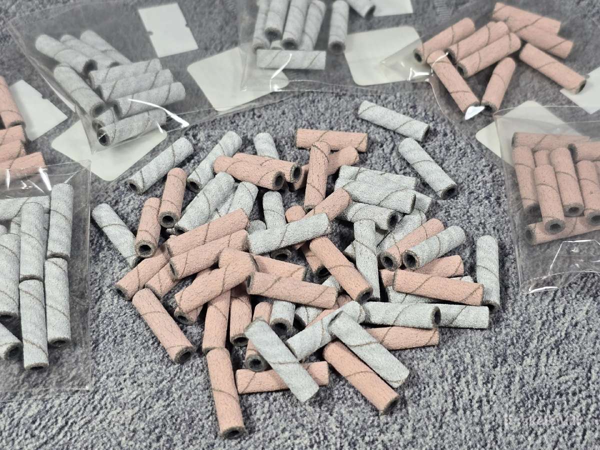 Šlifavimo juostelės nagams Mini Long 180,240 gritų