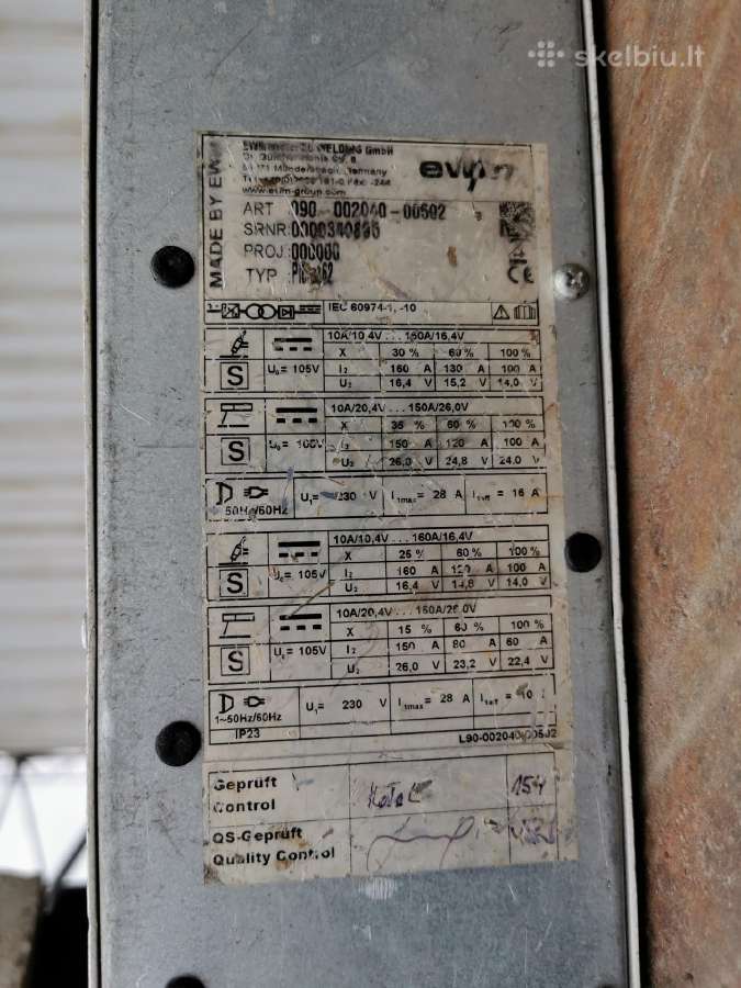 Suvirinimo aparatas Ewm Pico 162 - nuotraukos Nr. 6
