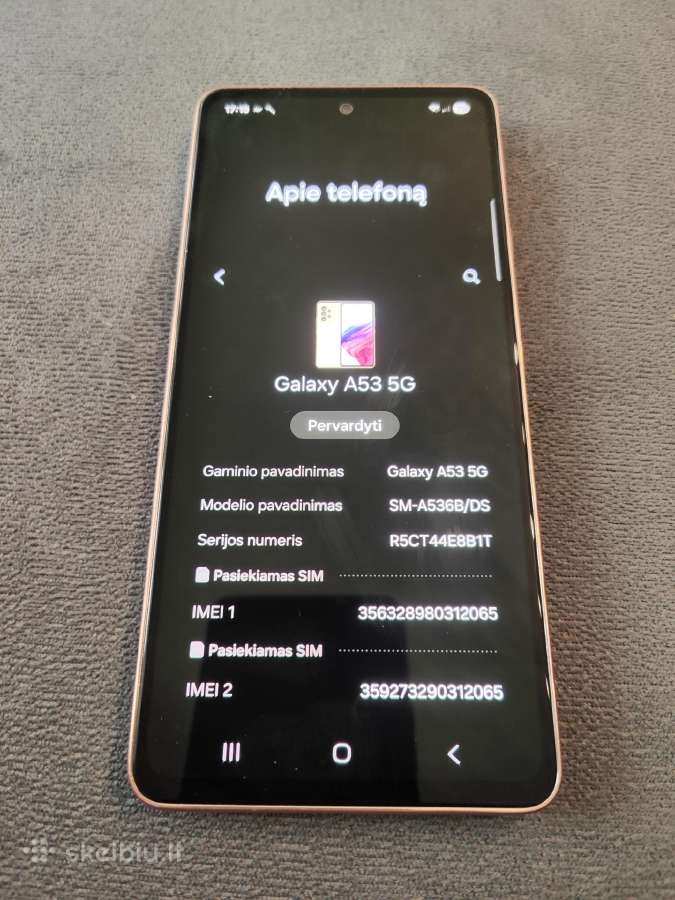 Samsung A53 - nuotraukos Nr. 2