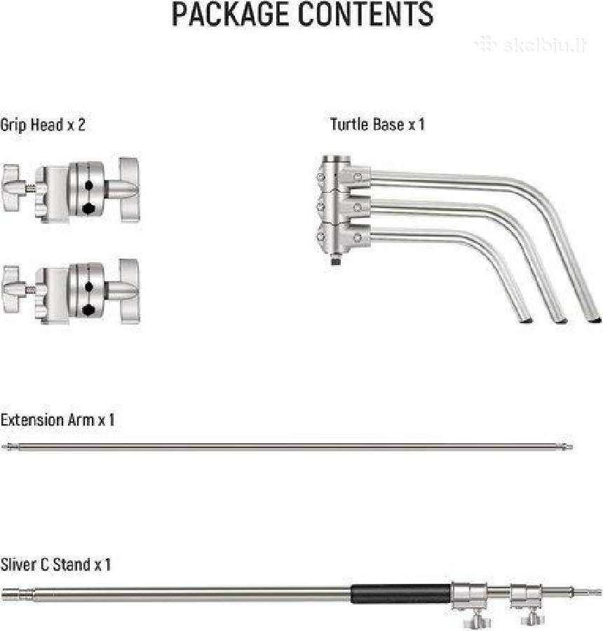 Neewer 330cm C-stand - nuotraukos Nr. 3