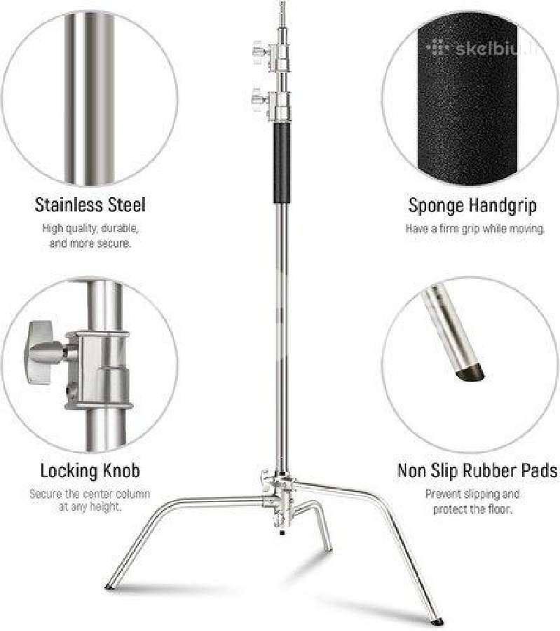 Neewer 330cm C-stand - nuotraukos Nr. 2