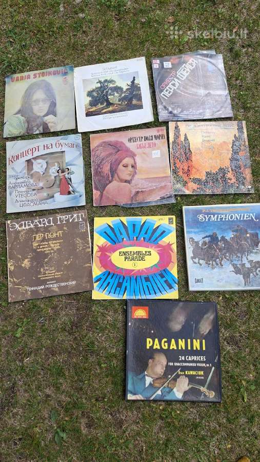 Vinilinių plokštelių rinkinys