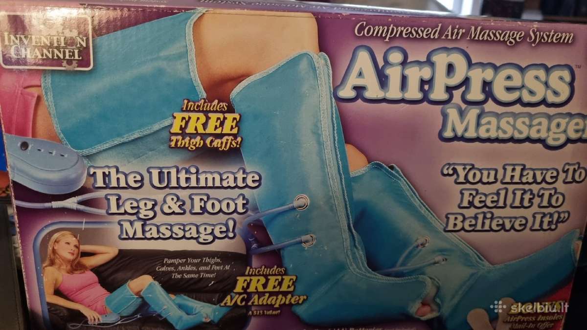 Airpress kompresinis kojų masažuoklis“