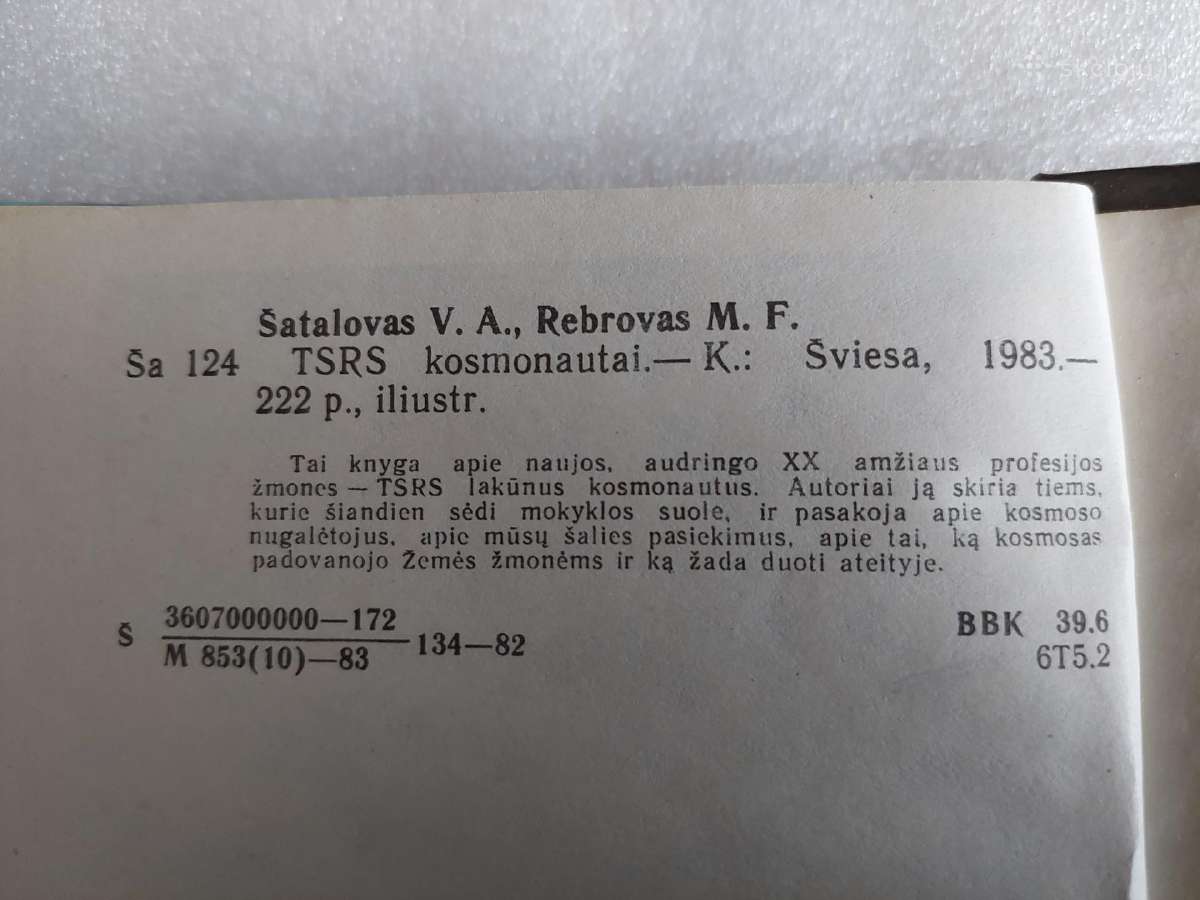 TSRS kosmonautai - nuotraukos Nr. 8