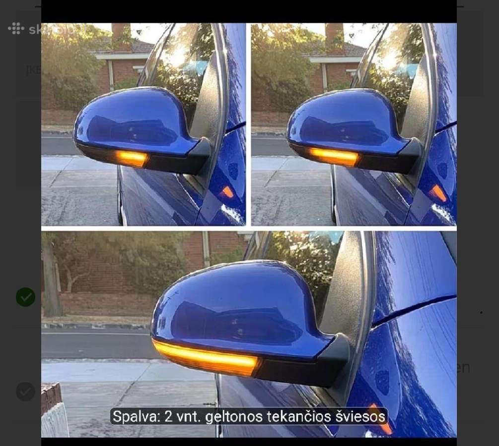 Automobilio LED indikatoriai