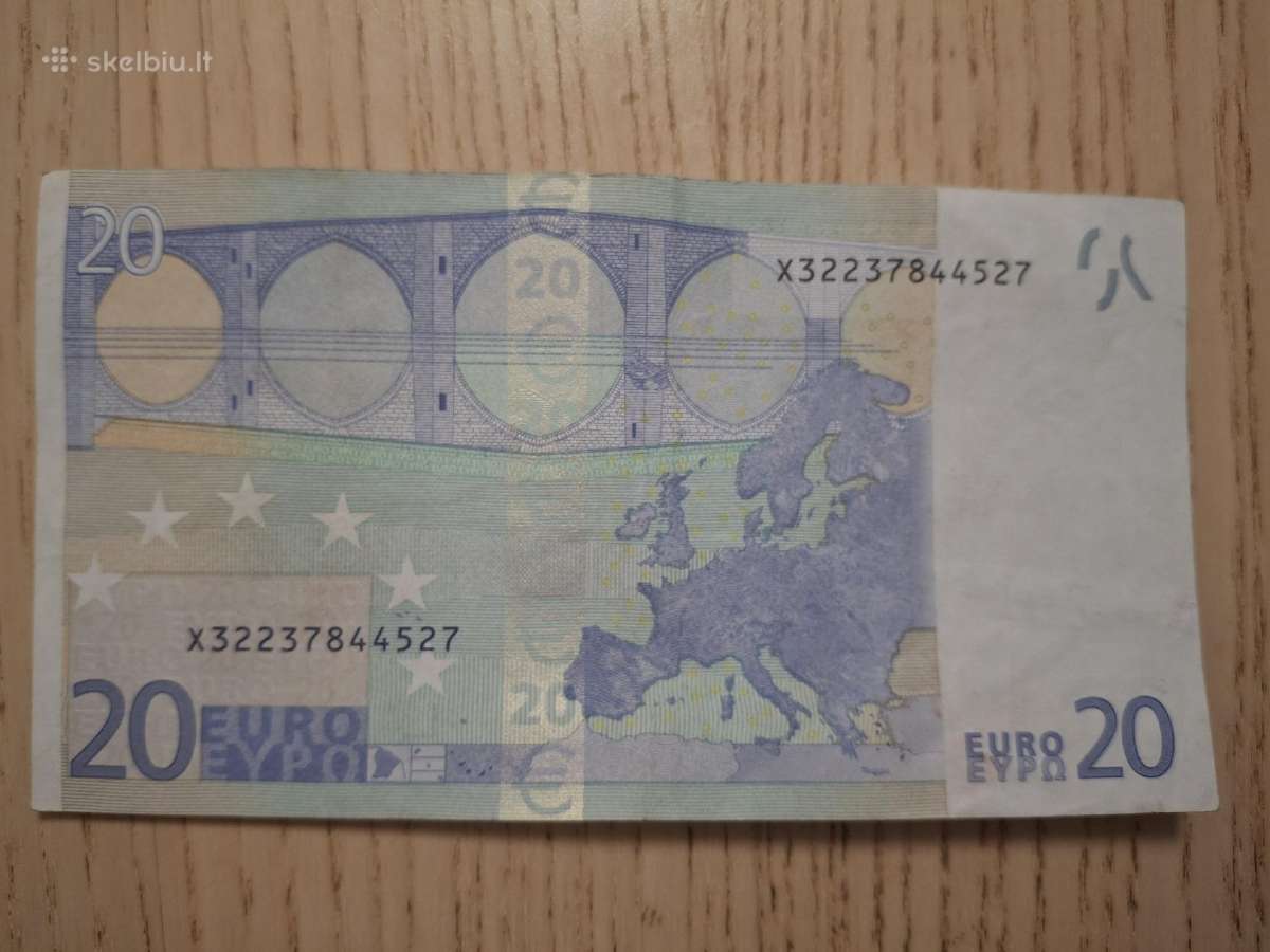 20 euro banknotas 2002 europa - nuotraukos Nr. 2