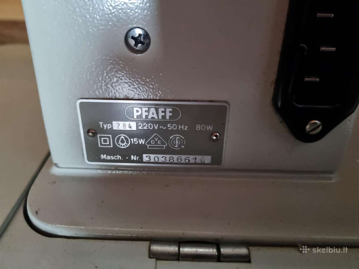 Siuvimo mašina "Pfaff" - nuotraukos Nr. 5