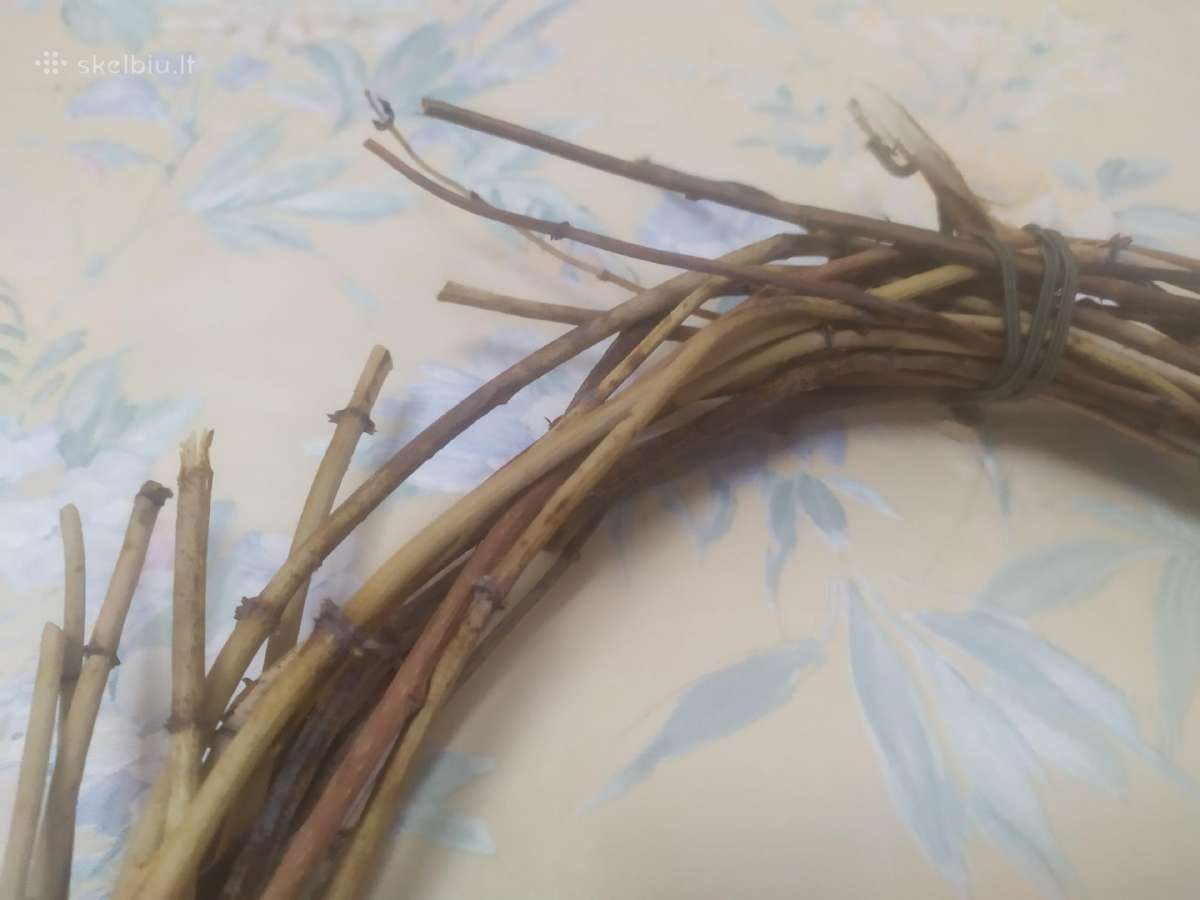 Vainikai iš natūralių aktinidijų vijoklių - nuotraukos Nr. 18