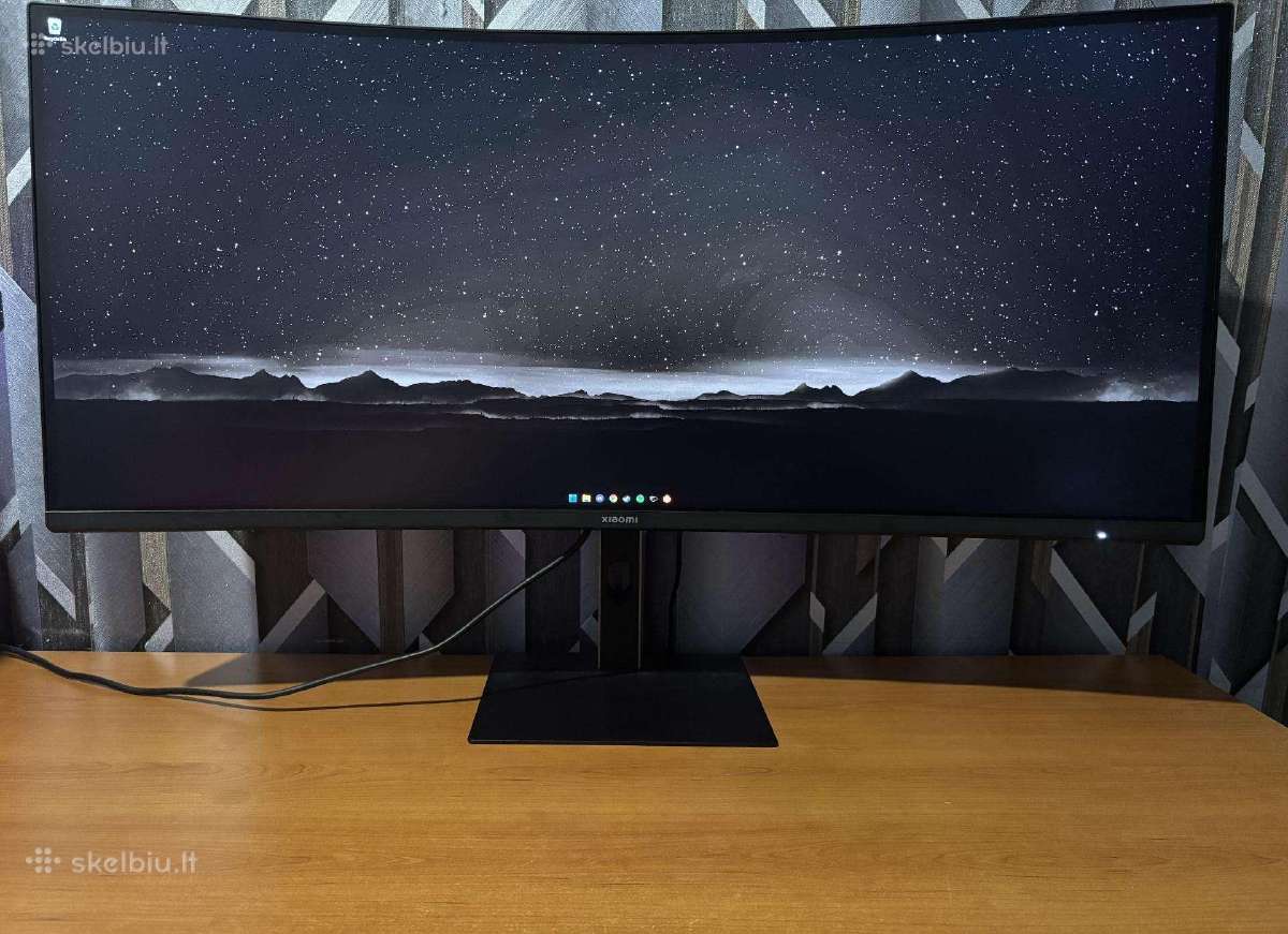 Lenktas žaidimų monitorius Xiaomi G34wqi